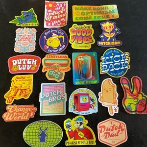 Dutch Bros stickers